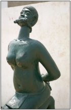 Statue d'esclave, à proximité de Ouidah