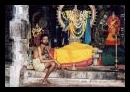 Brahmane dans le temple - Kanchipuram