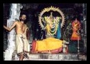 Brahmane dans un temple en Inde du sud