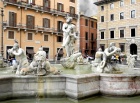 Sculptures du Bernin place d'Italie
